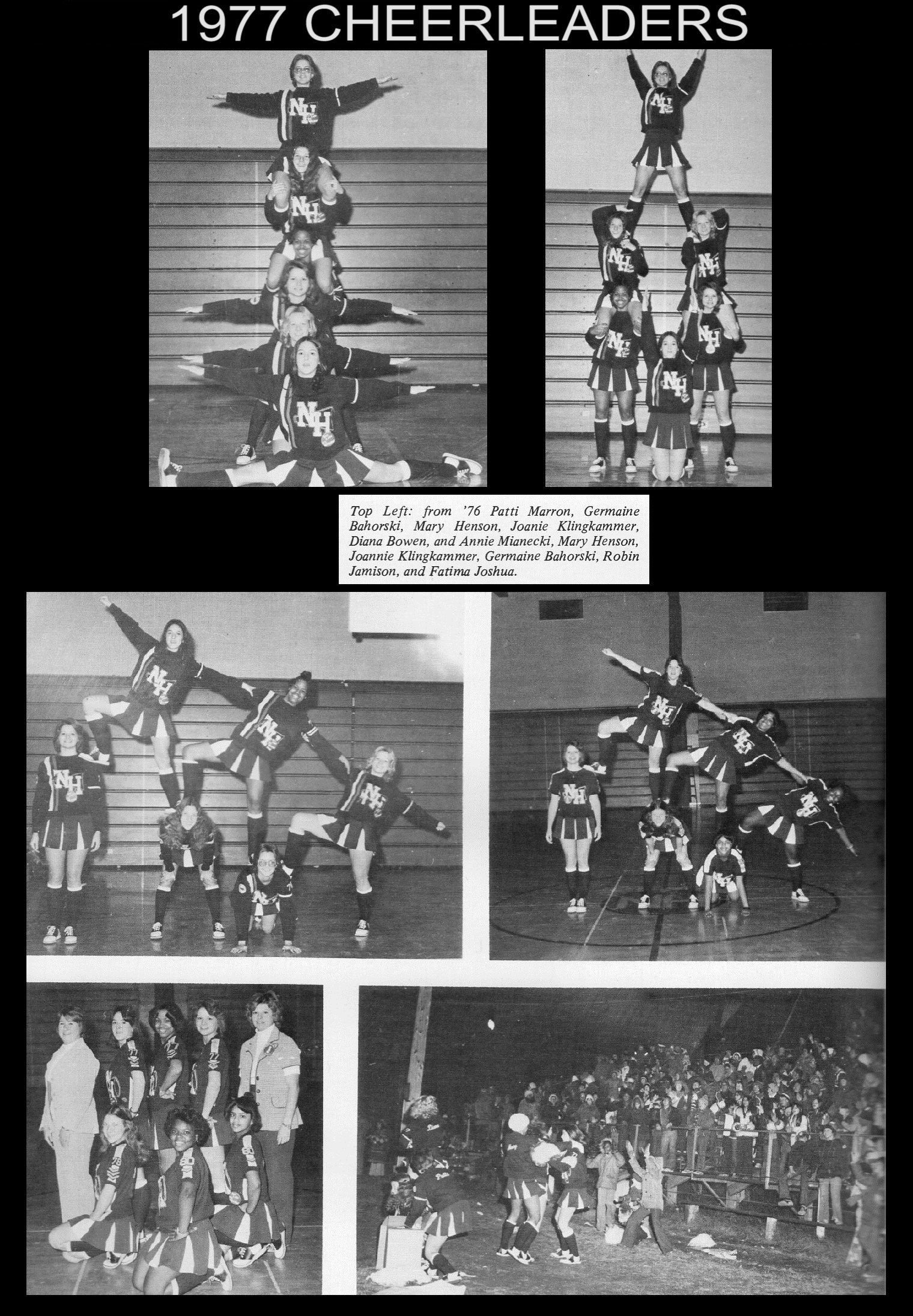 1977 Cheerleaders History Of New Haven High School 