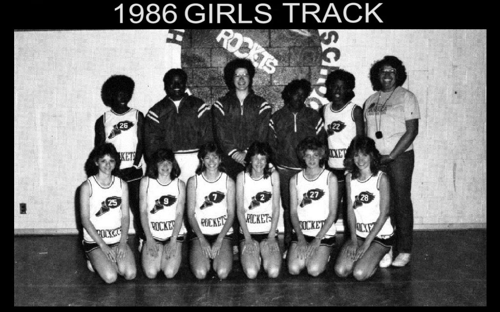 1986 Girls Track – History Of New Haven High School