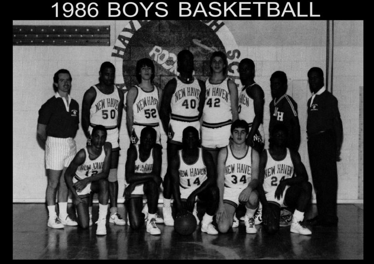 1986 Boys Basketball – History Of New Haven High School